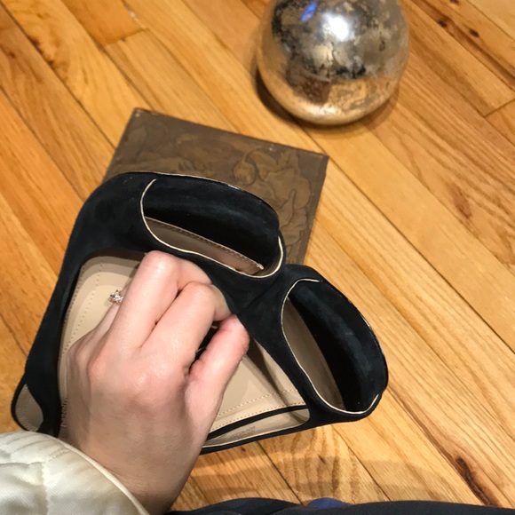 Runaway D’orsay Slingback Heels Sandals Slingback Suede Pep toe Stilettos Pumps - Picture 4 of 6